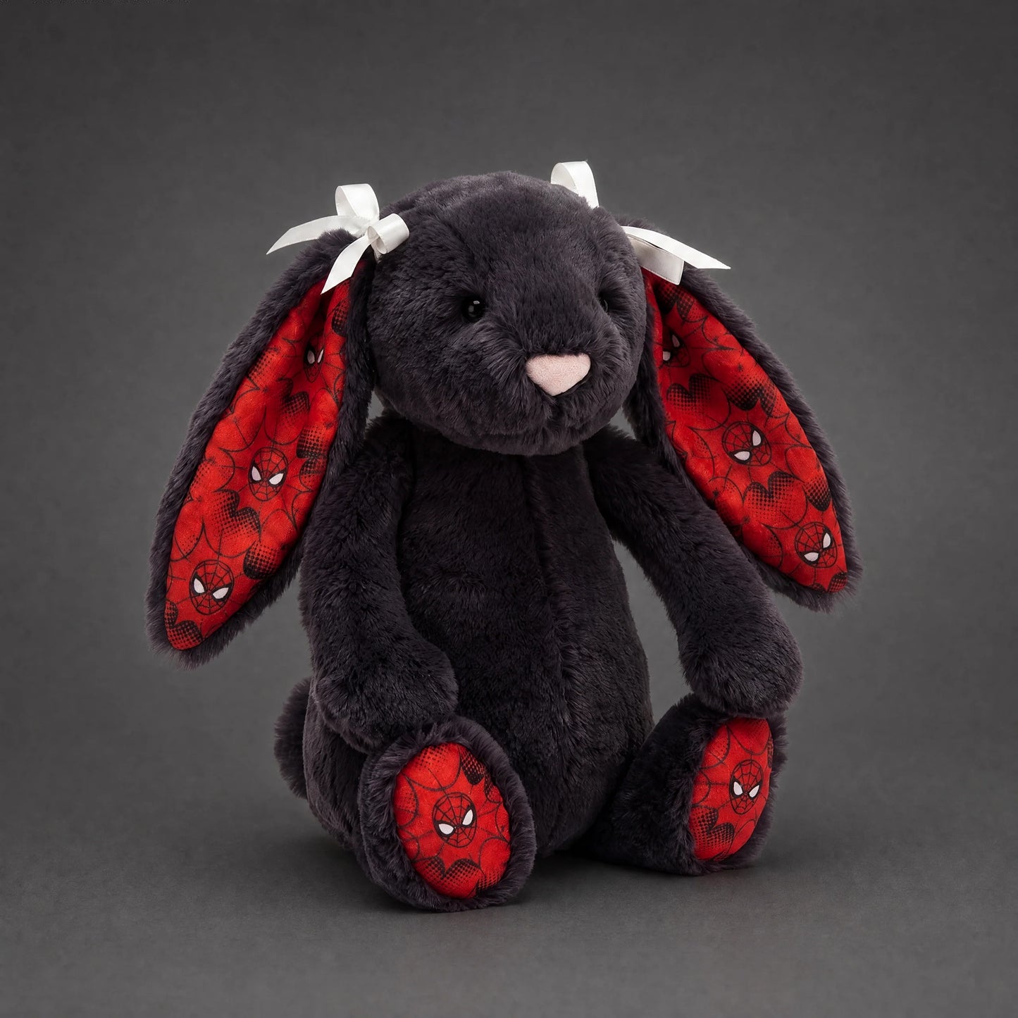 Poppy bunny plush in black