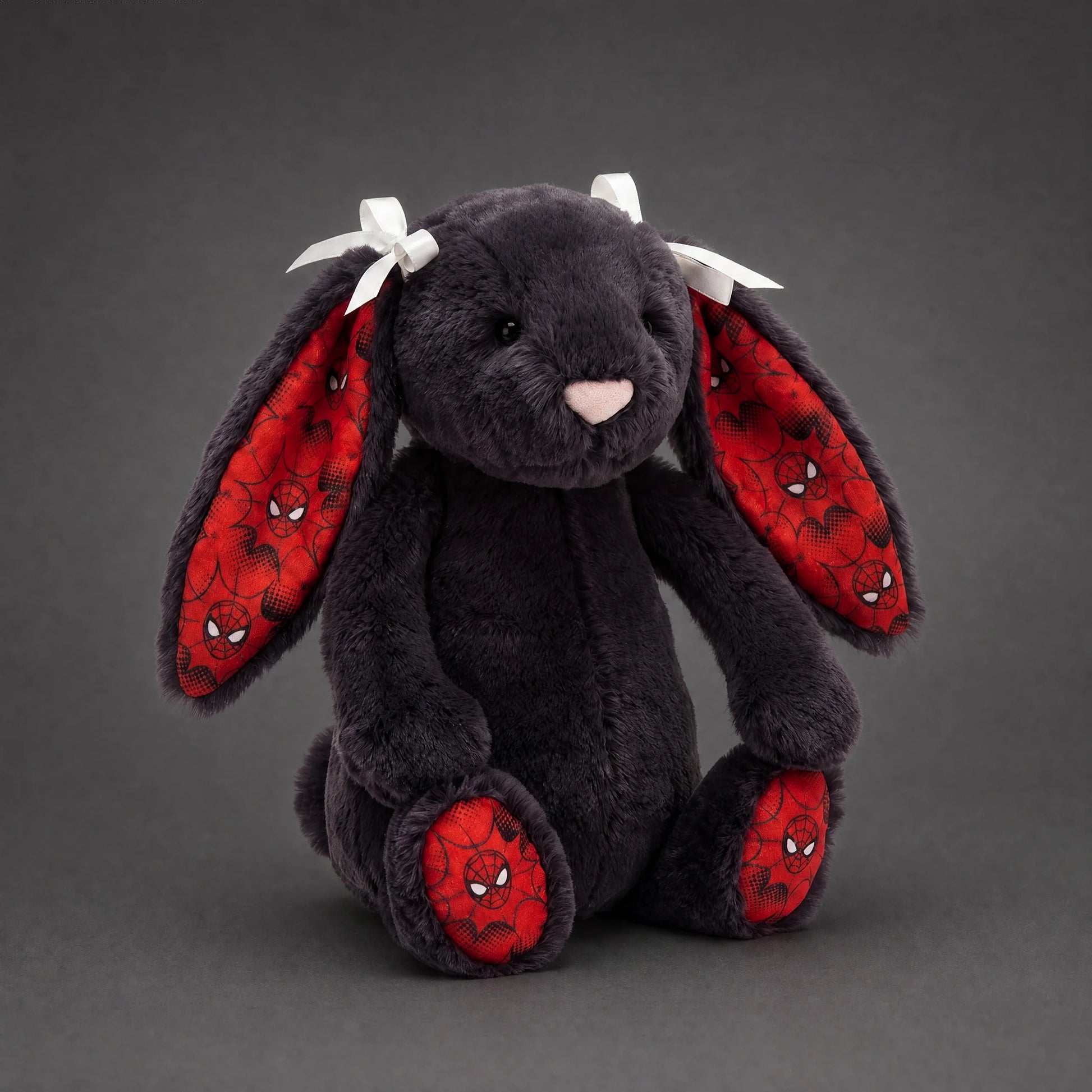Poppy bunny plush in black