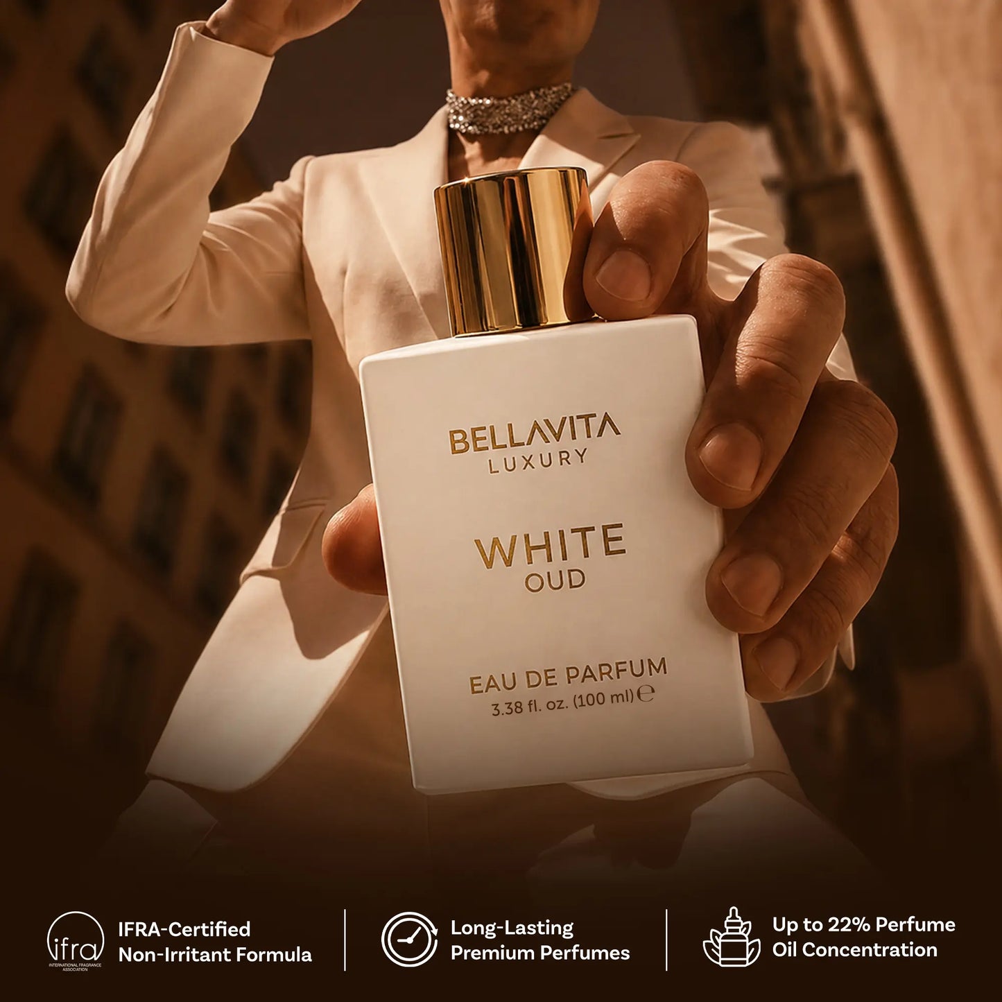 Bellavita Luxury White Oud Eau De Parfum 100ML