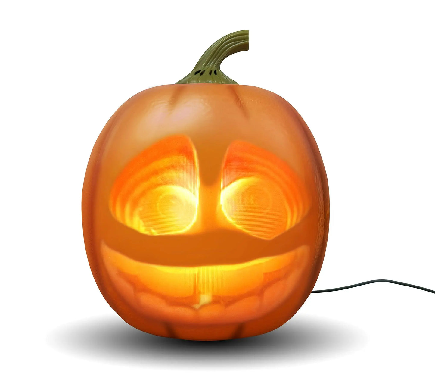 Lumenjack Animated Talking Pumpkin showing the funny animated face