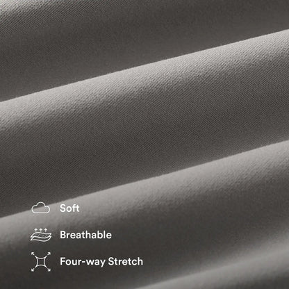 Soft, breathable, four-way stretch fabric