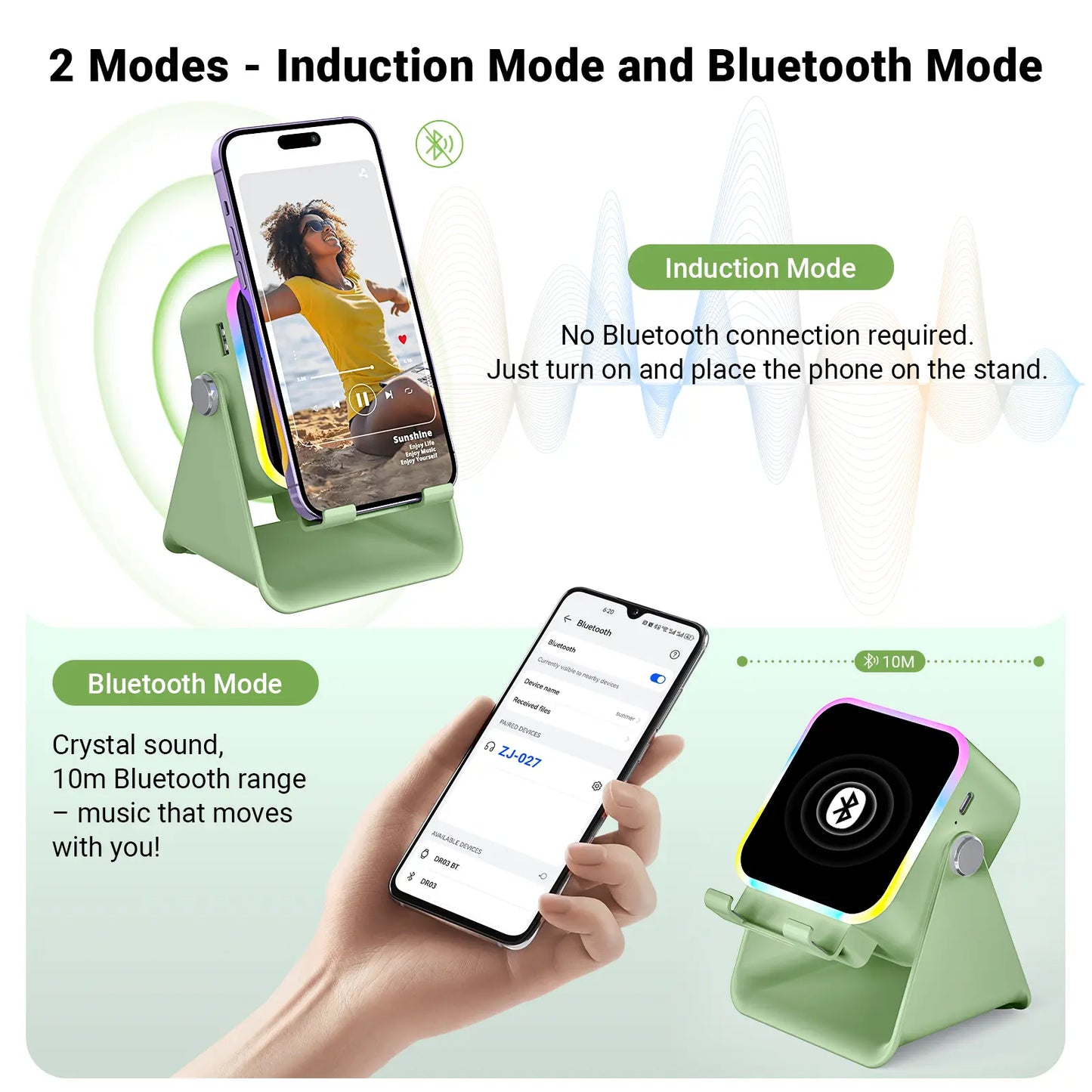 Halolume 5-in-1 Wireless Speaker Stand