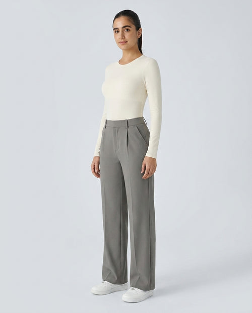 Aveline High Waisted Work Pants studio hero