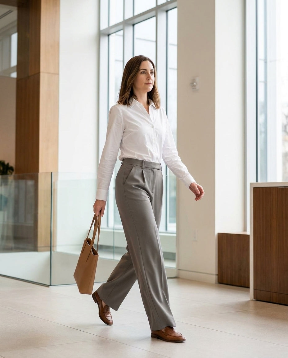 Aveline High Waisted Work Pants office lifestyle